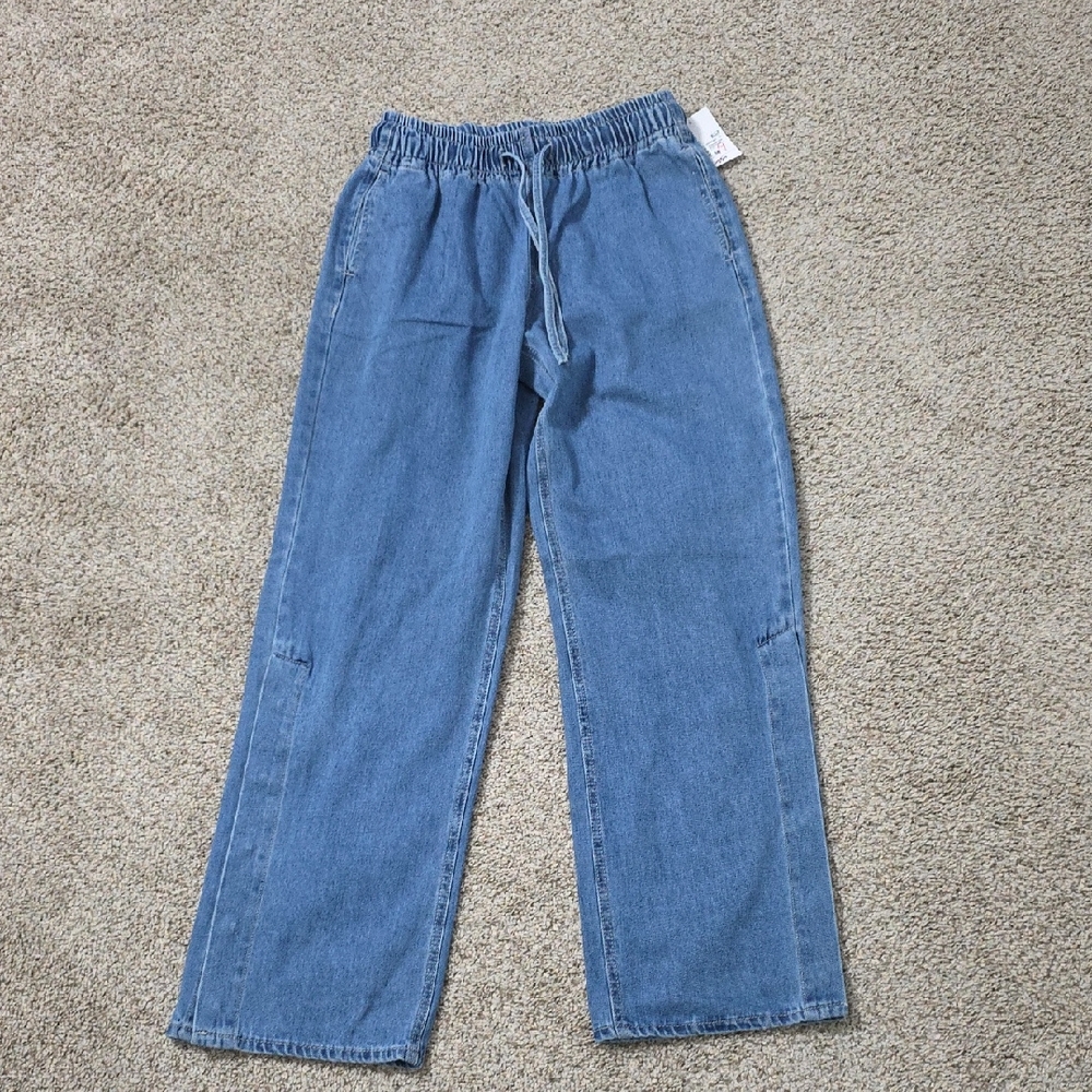 Forever 21 Light Blue Denim Joggers